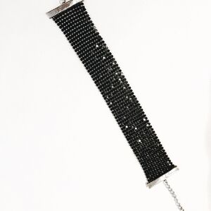 Black Rhinestone Choker